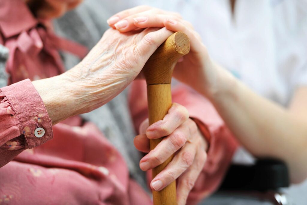 hands of different age representing elder law